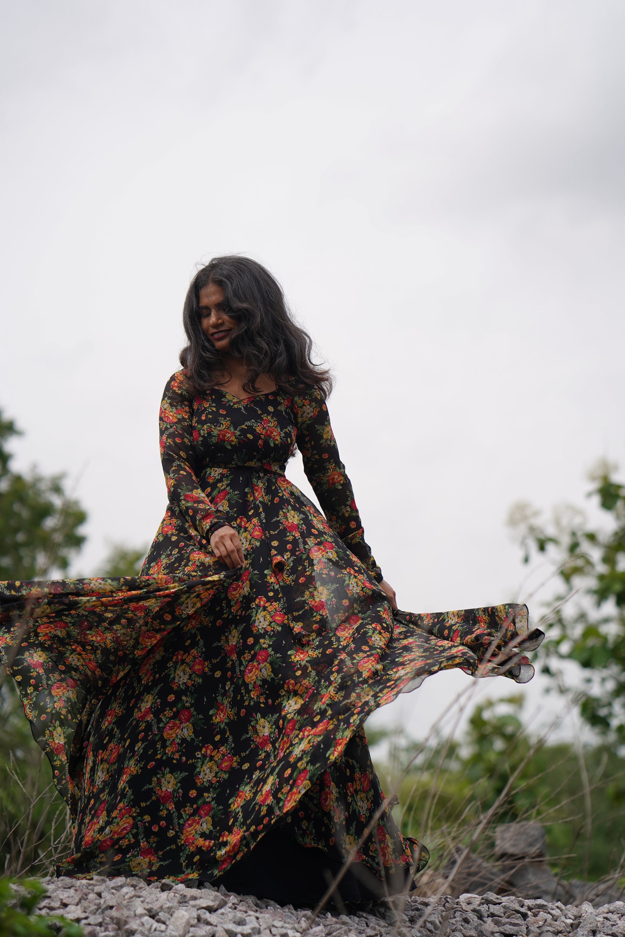 Floral Garden Long frock
