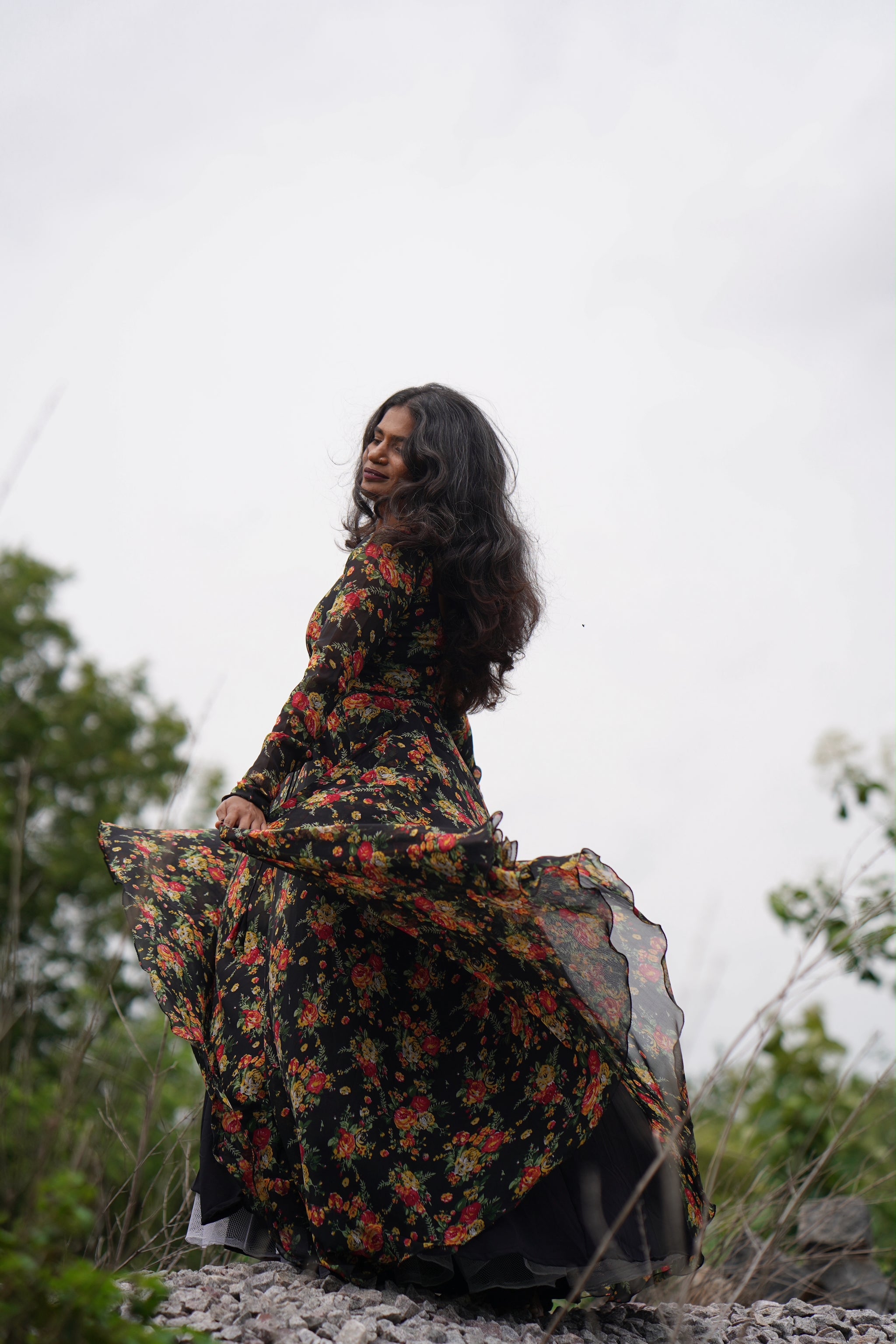 Floral Garden Long frock