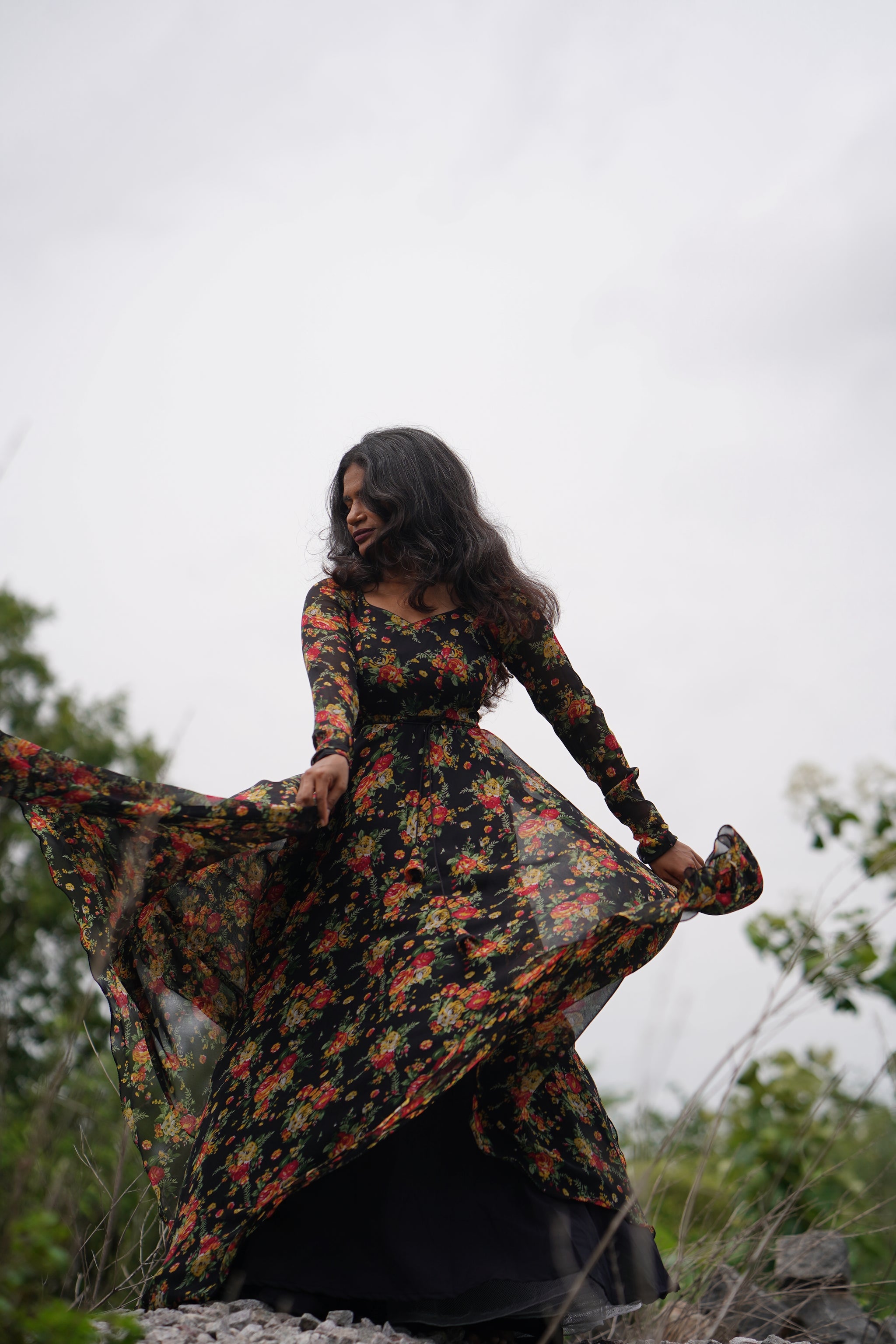 Floral Garden Long frock