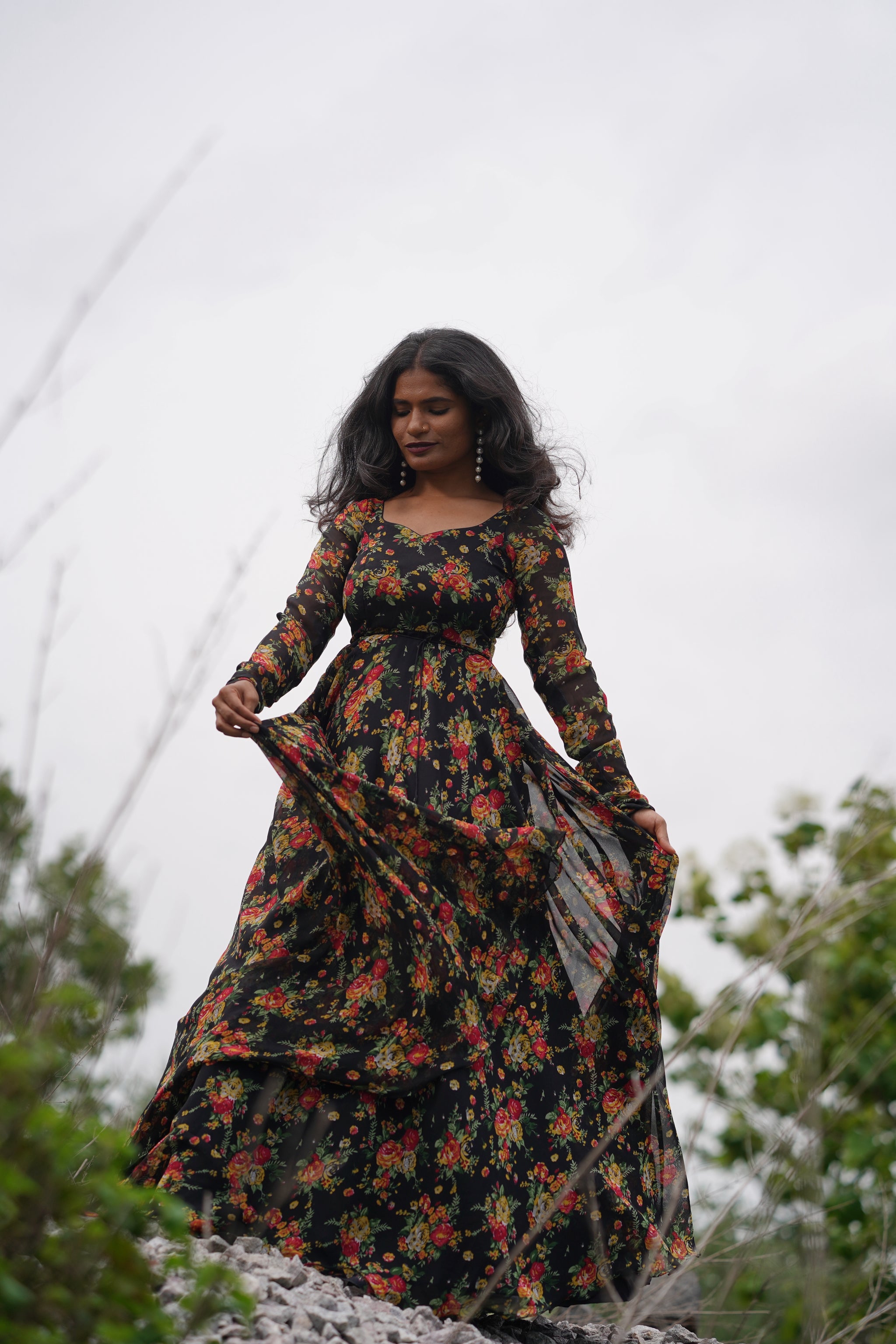 Floral Garden Long frock