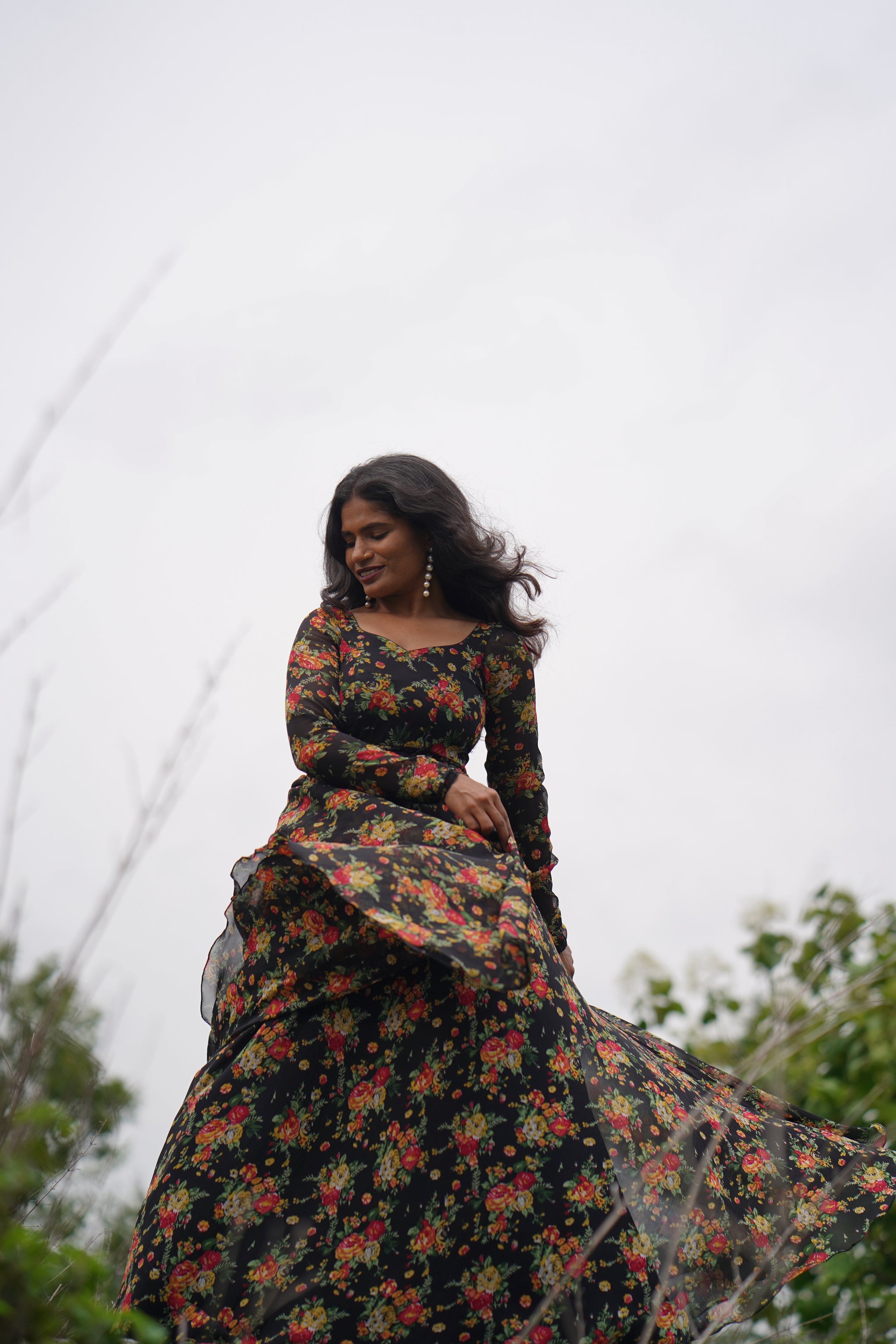 Floral Garden Long frock