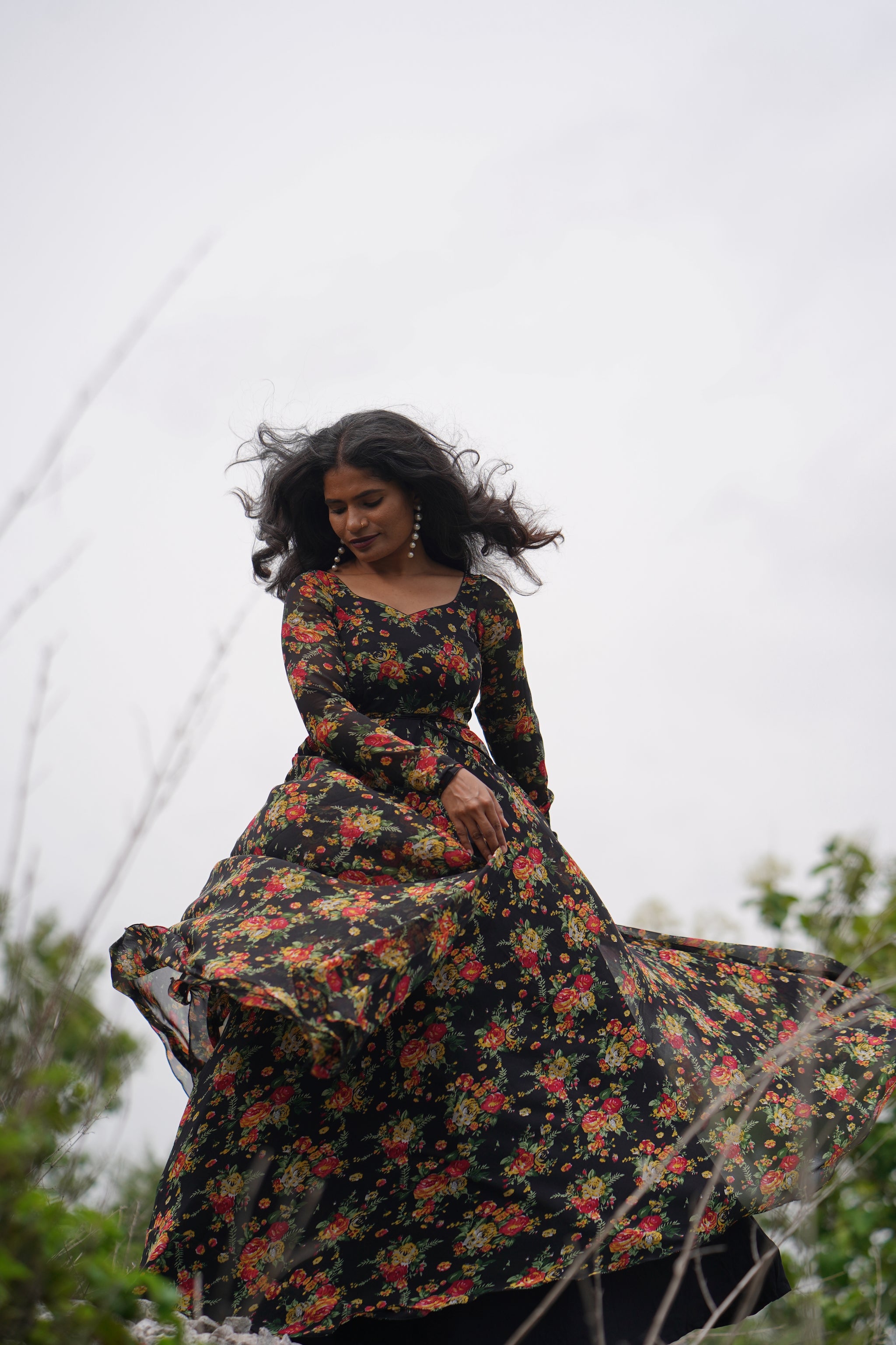 Floral Garden Long frock