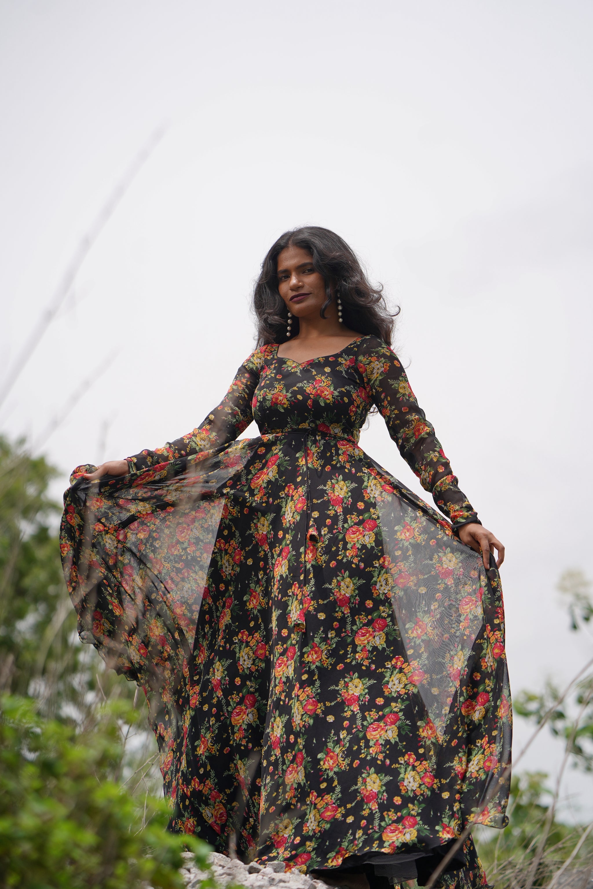 Floral Garden Long frock