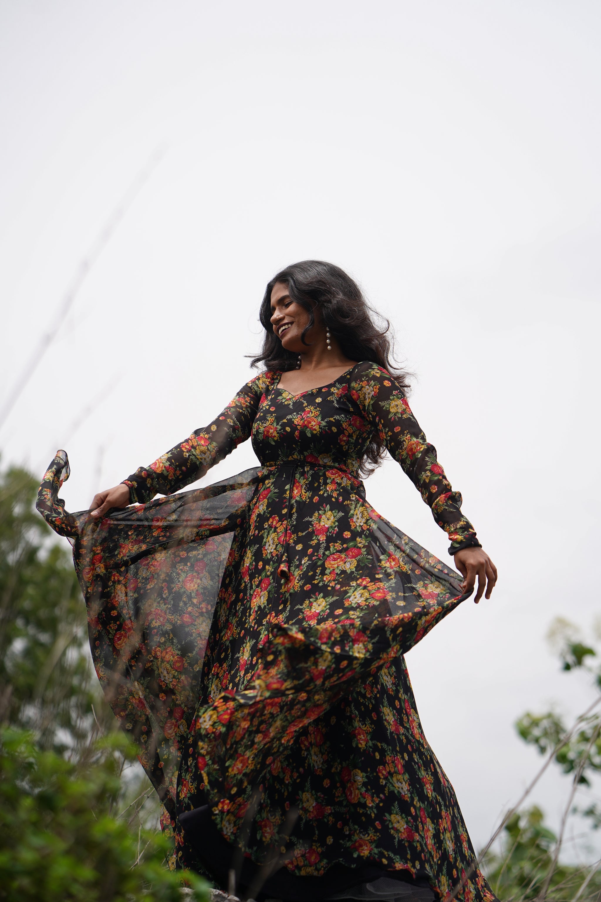 Floral Garden Long frock
