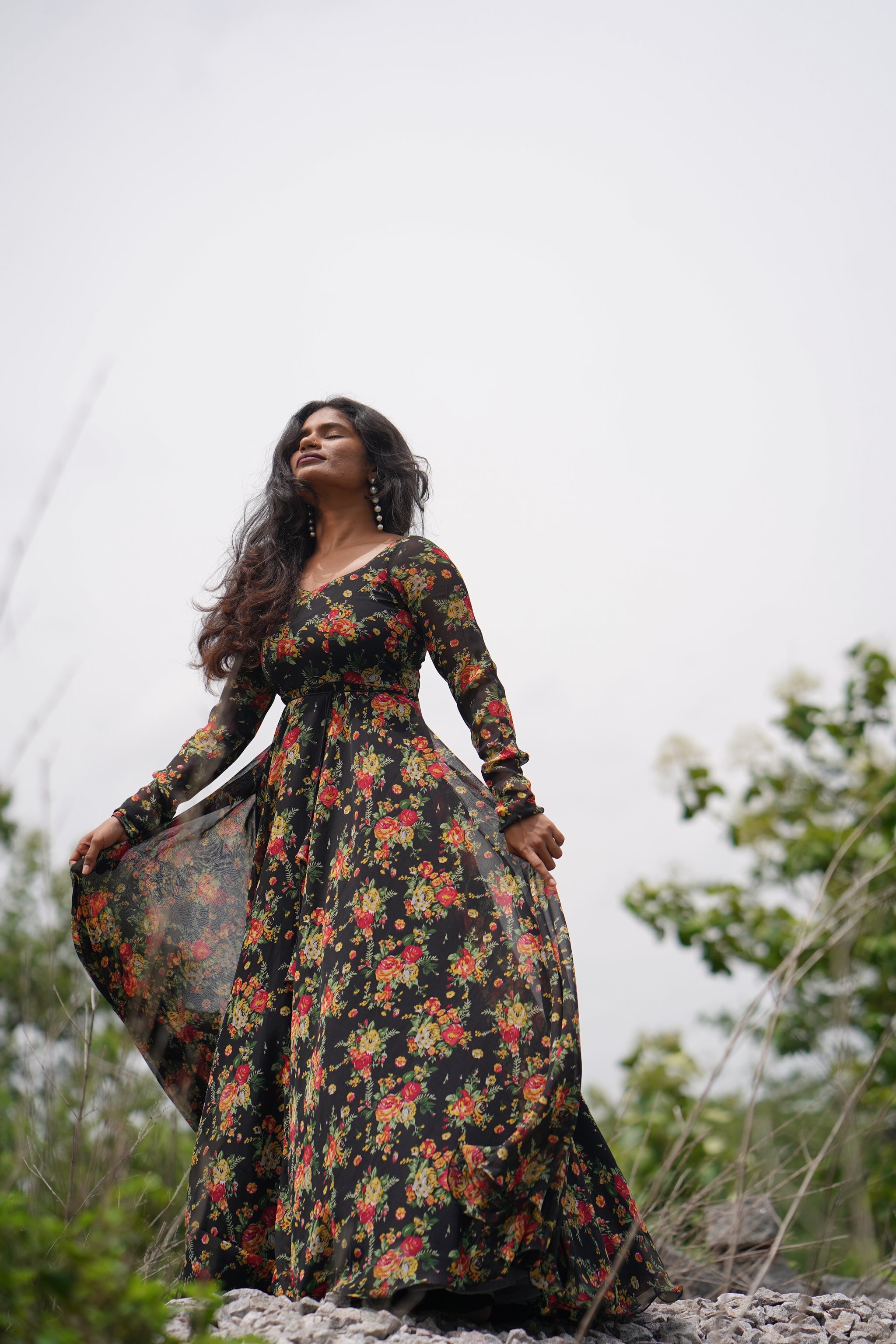 Floral Garden Long frock