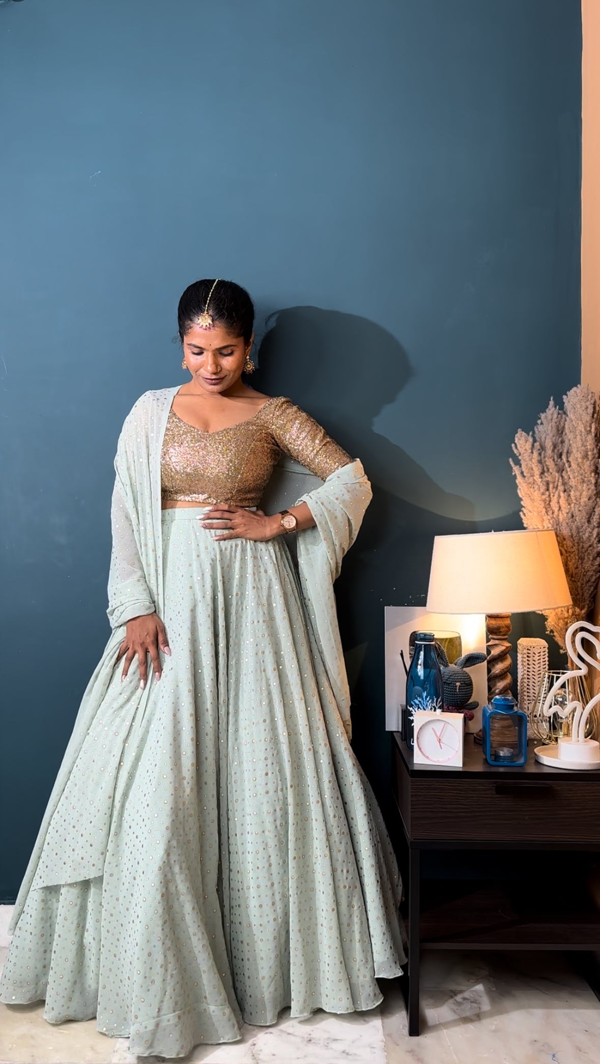 Jade 3 Piece Lehenga Set