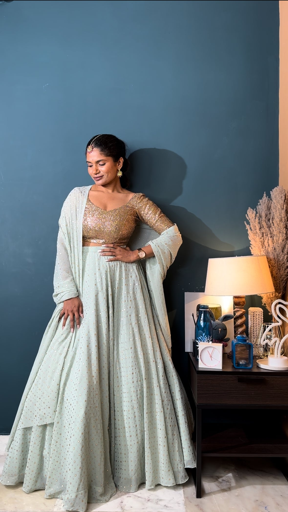 Jade 3 Piece Lehenga Set