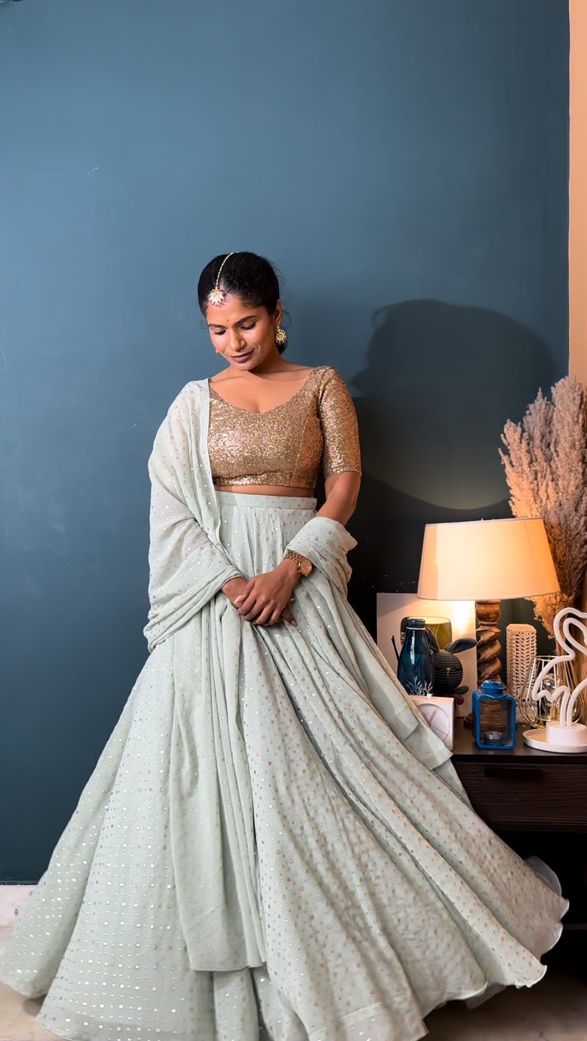 Jade 3 Piece Lehenga Set