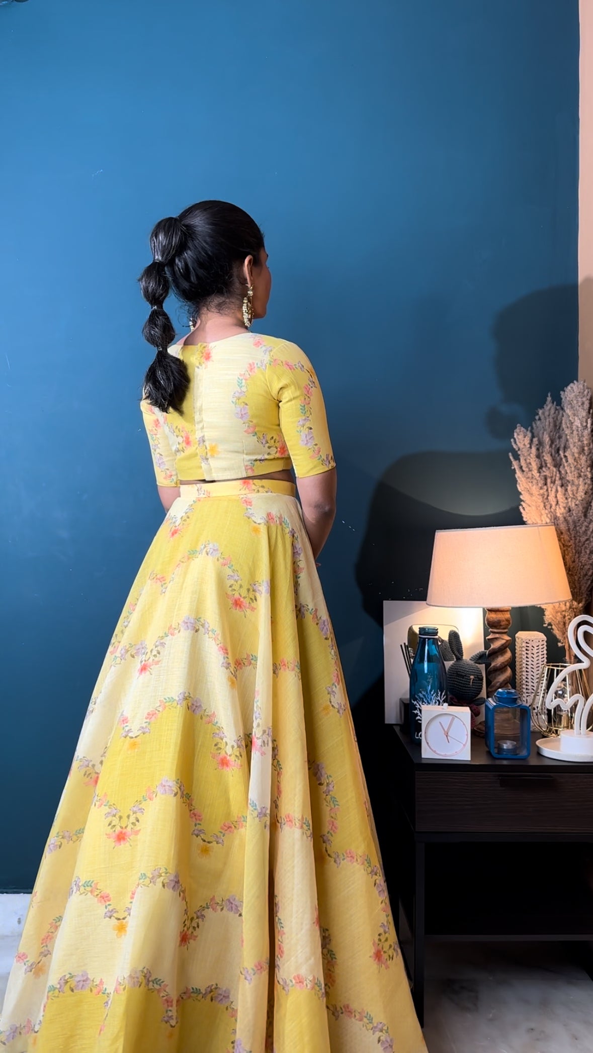 Marigold 3 Piece Lehenga Set