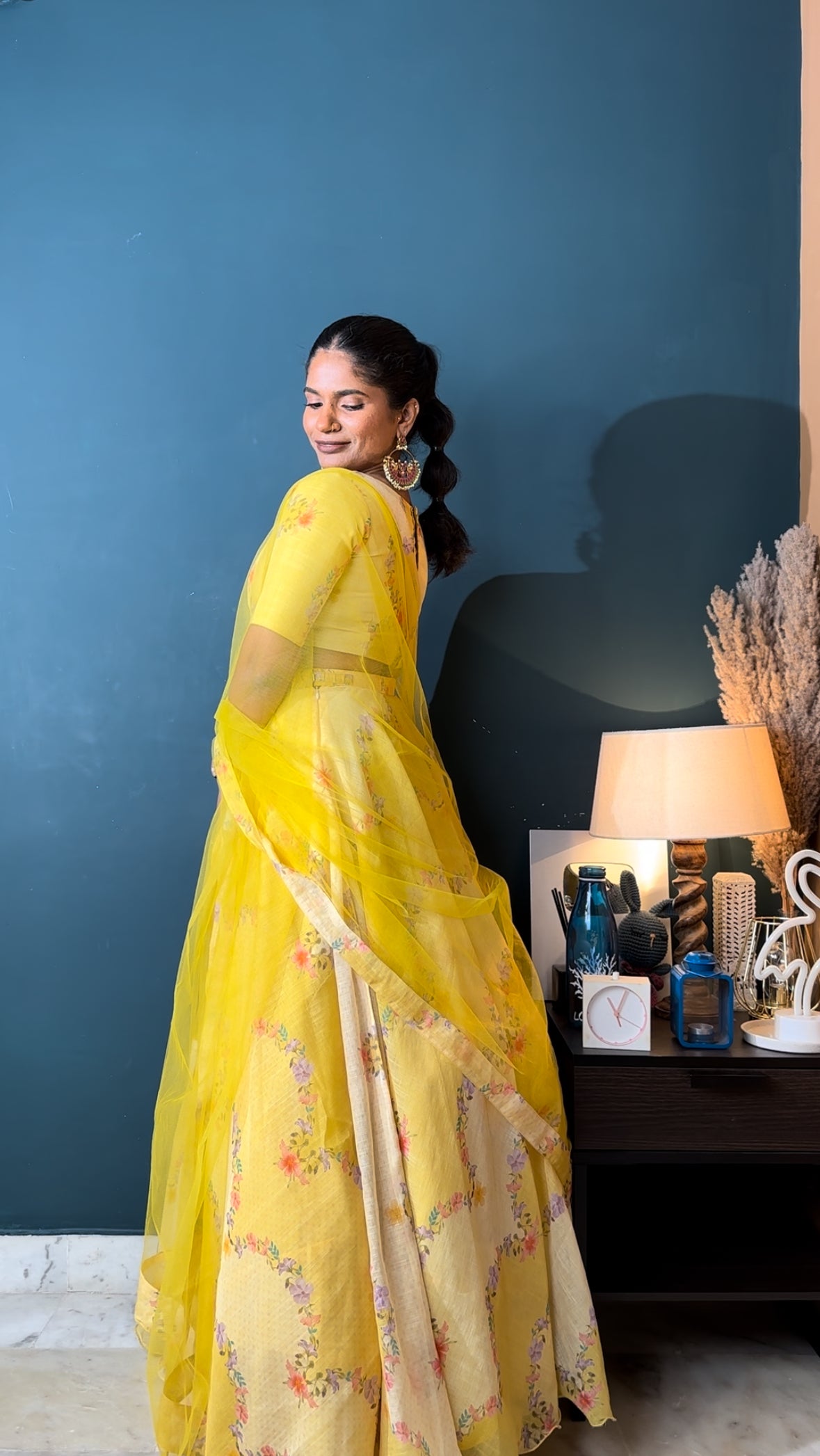 Marigold 3 Piece Lehenga Set