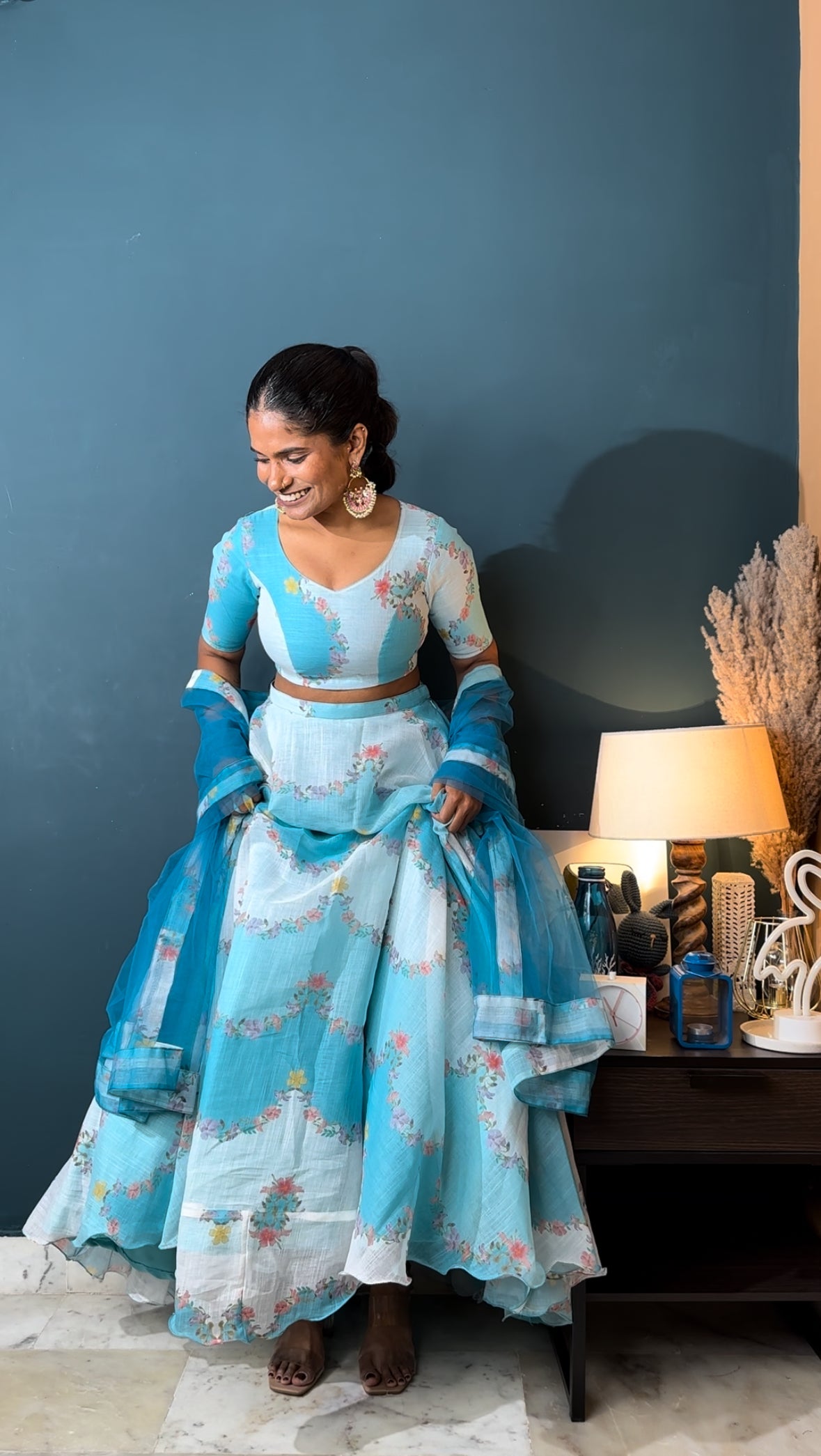 Blue Orchid 3 Piece Lehenga Set