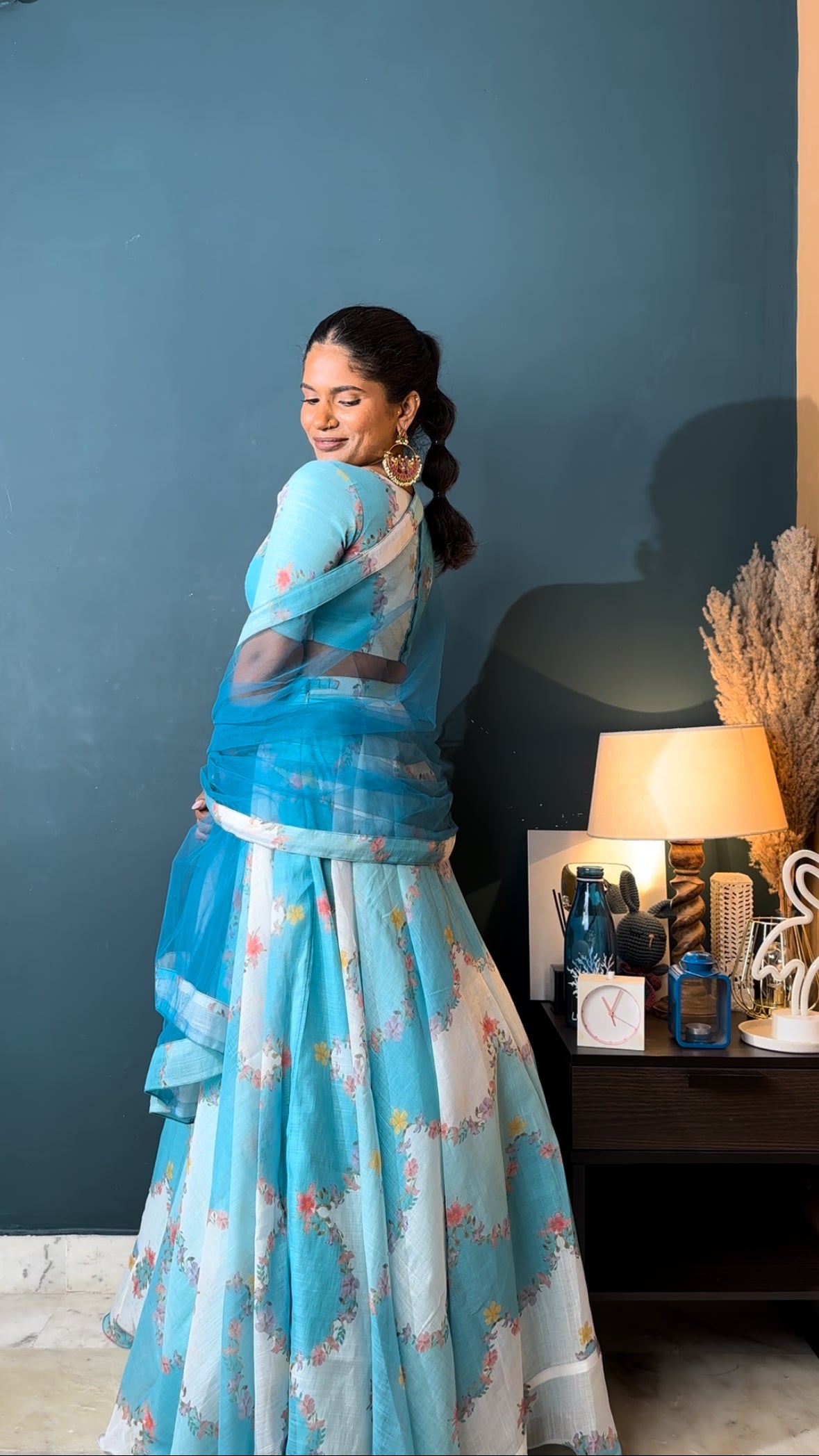 Blue Orchid 3 Piece Lehenga Set