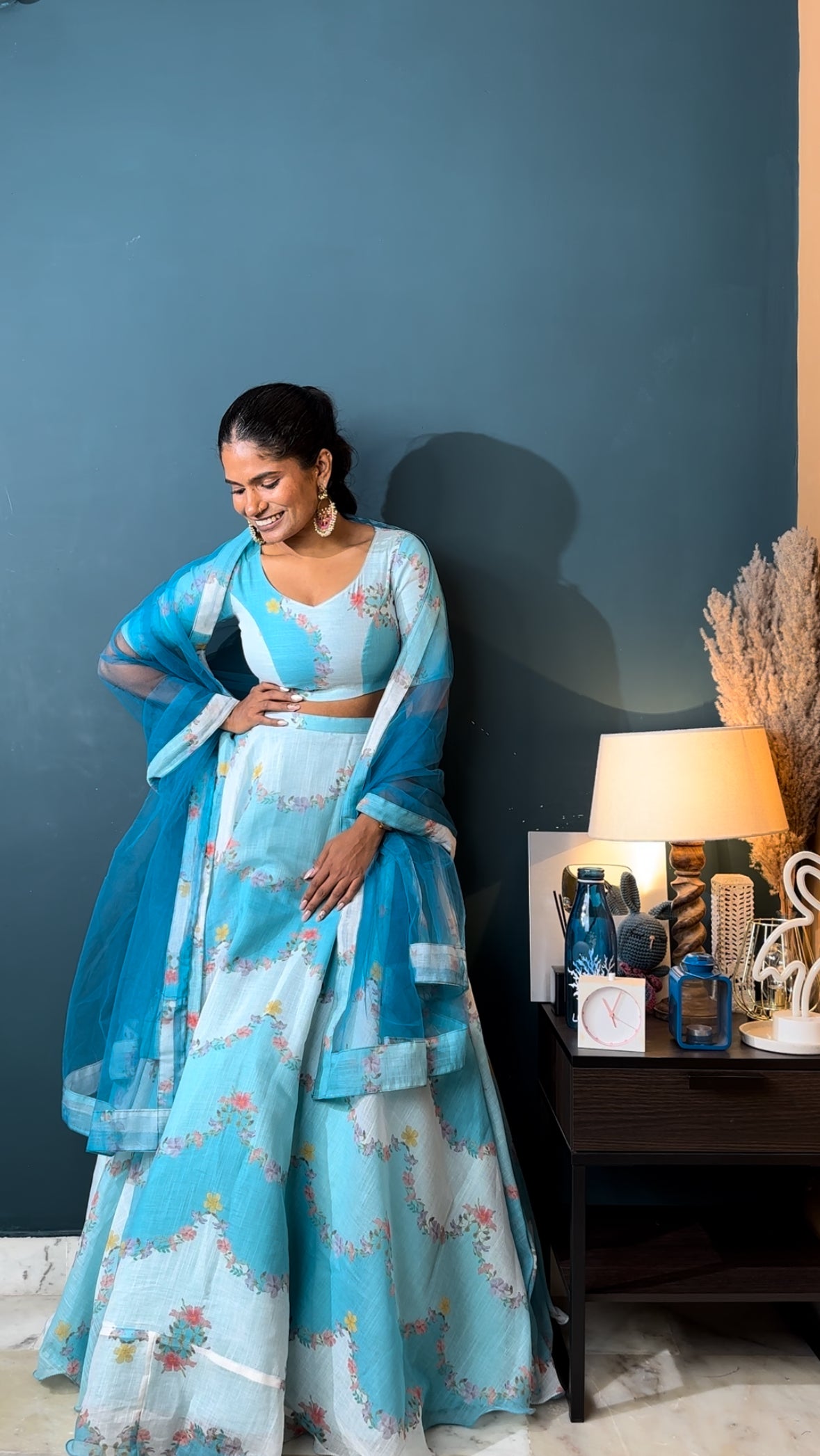 Blue Orchid 3 Piece Lehenga Set
