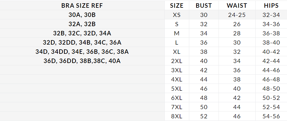Size guide image