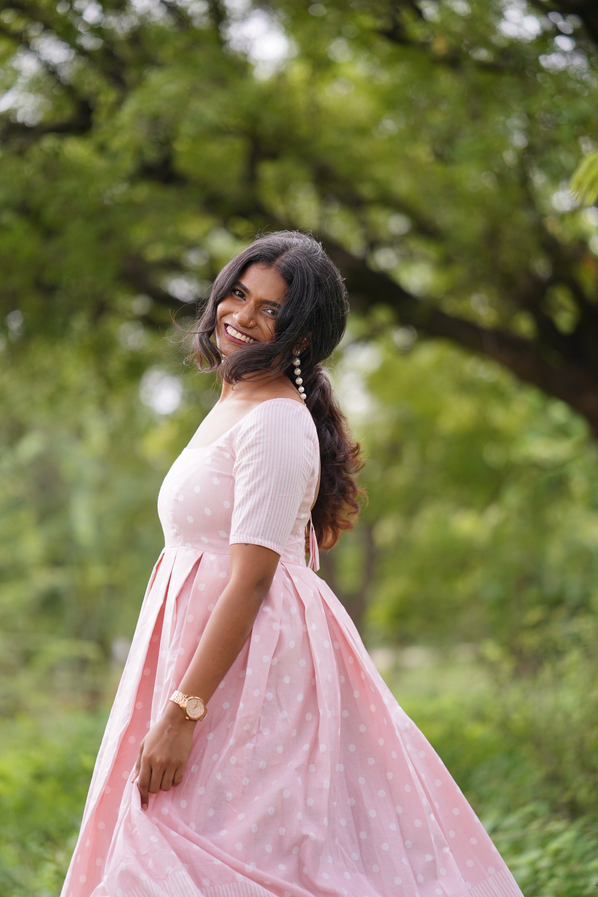 Dreamy Peach Longfrock