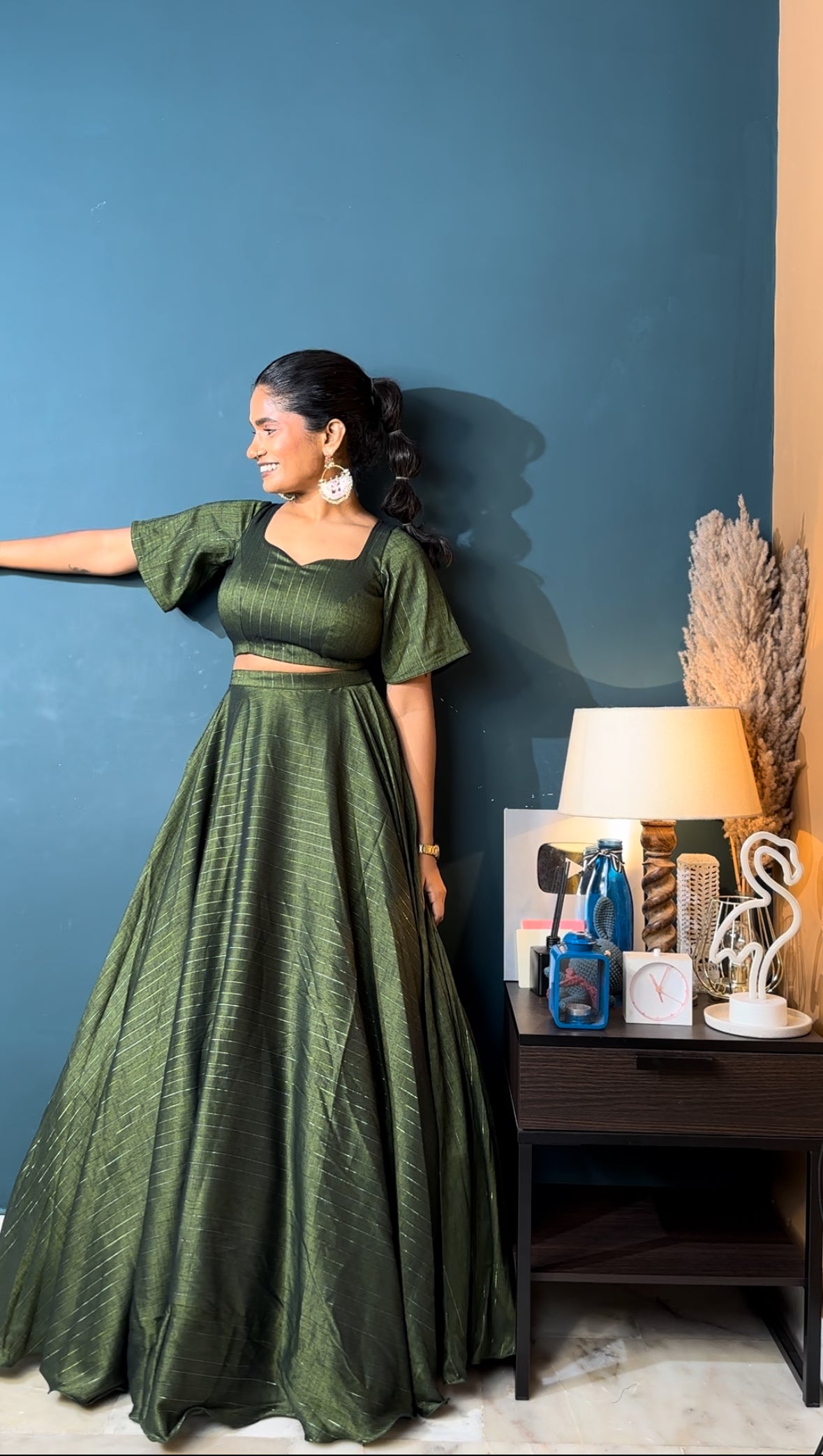 Wedding Guest Buy Green Dress Mehendi Green Piece Lehenga Set Navya Dachepally Wedding Guest Buy Green Dress Mehendi Green Piece Lehenga Set Navya Dachepally