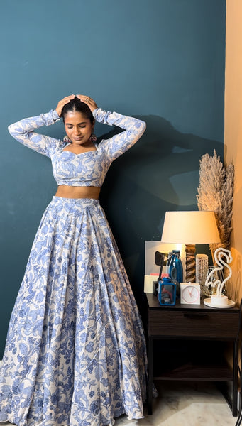 Aakasam 3 Piece Lehenga Set