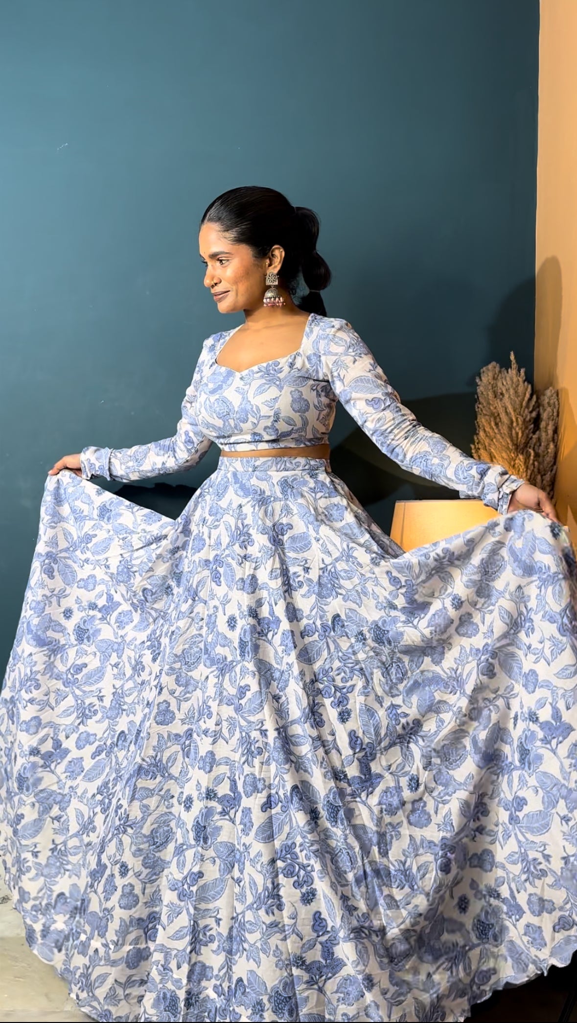 Aakasam 3 Piece Lehenga Set