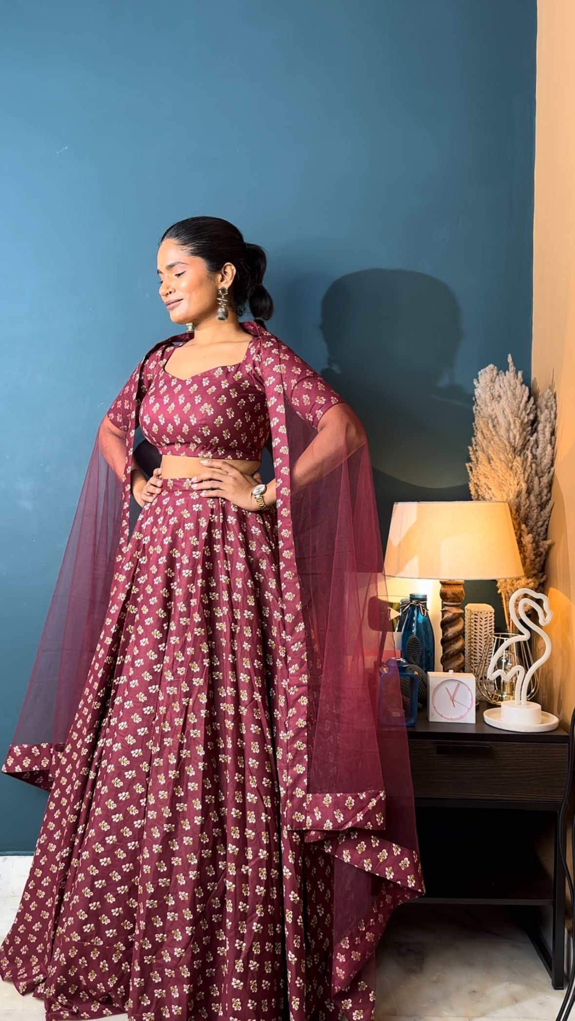 Cosmos 3 Piece Lehenga Set