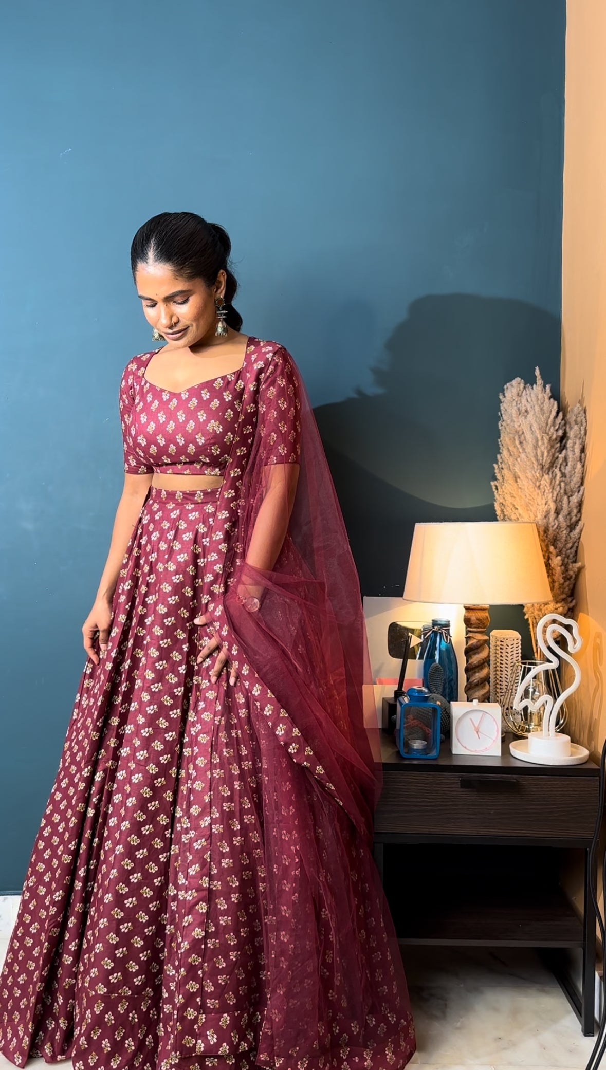 Cosmos 3 Piece Lehenga Set