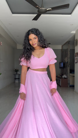 Rosy 3 Piece Lehengas Set