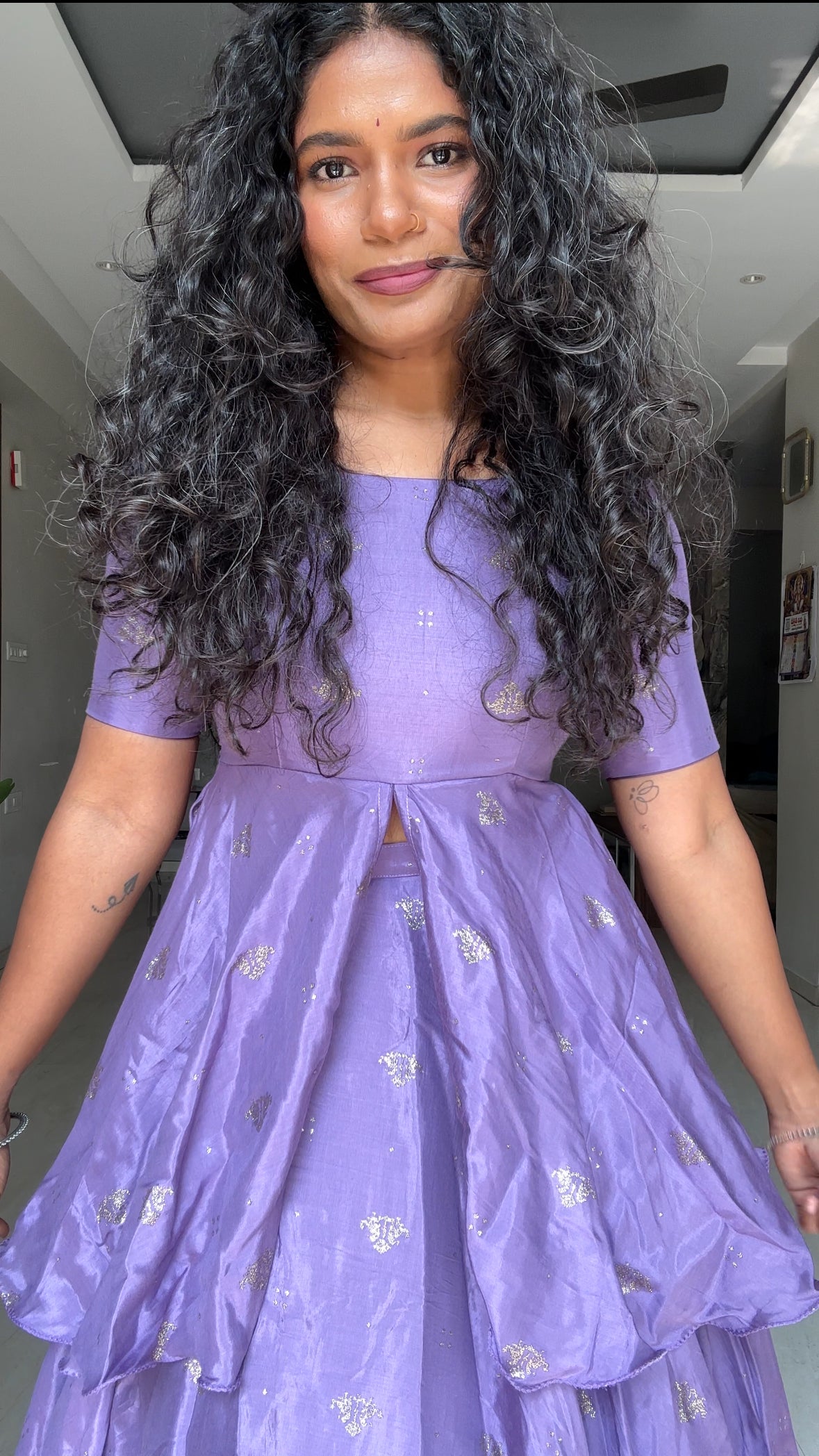 Bellflower Peplum Set