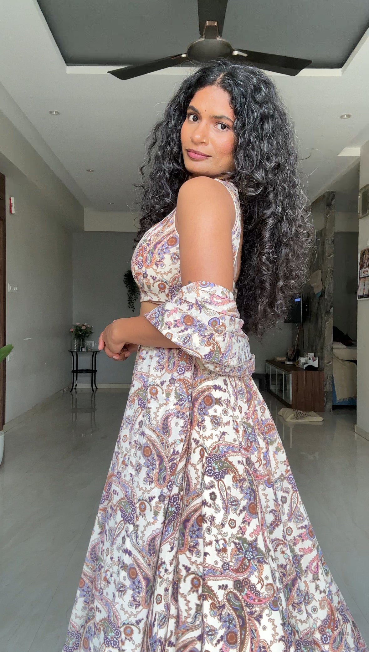 Caramel 3 Piece Lehengas Set