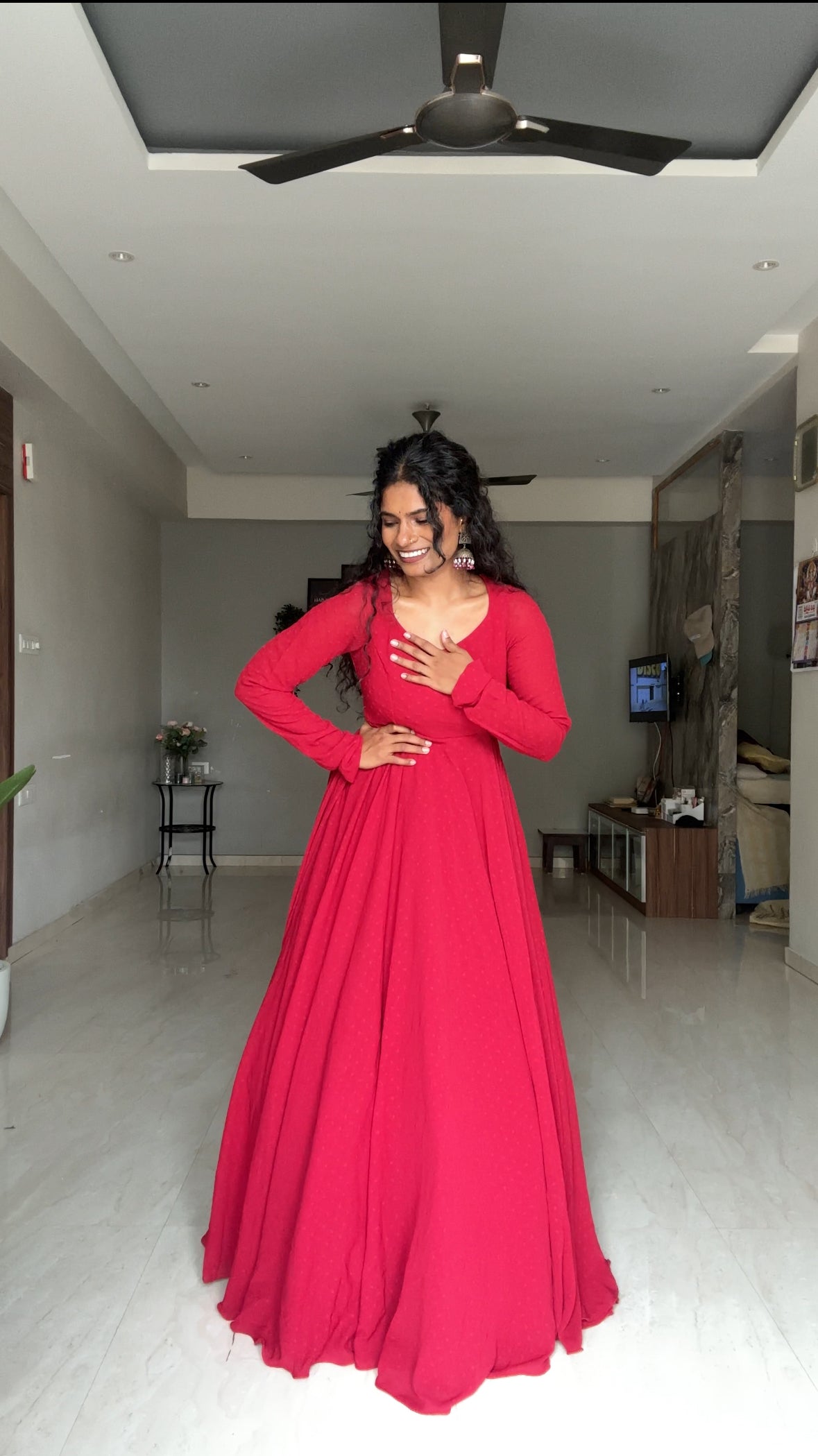 Rain Long Frock