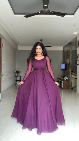 Fuchsia Long Frock