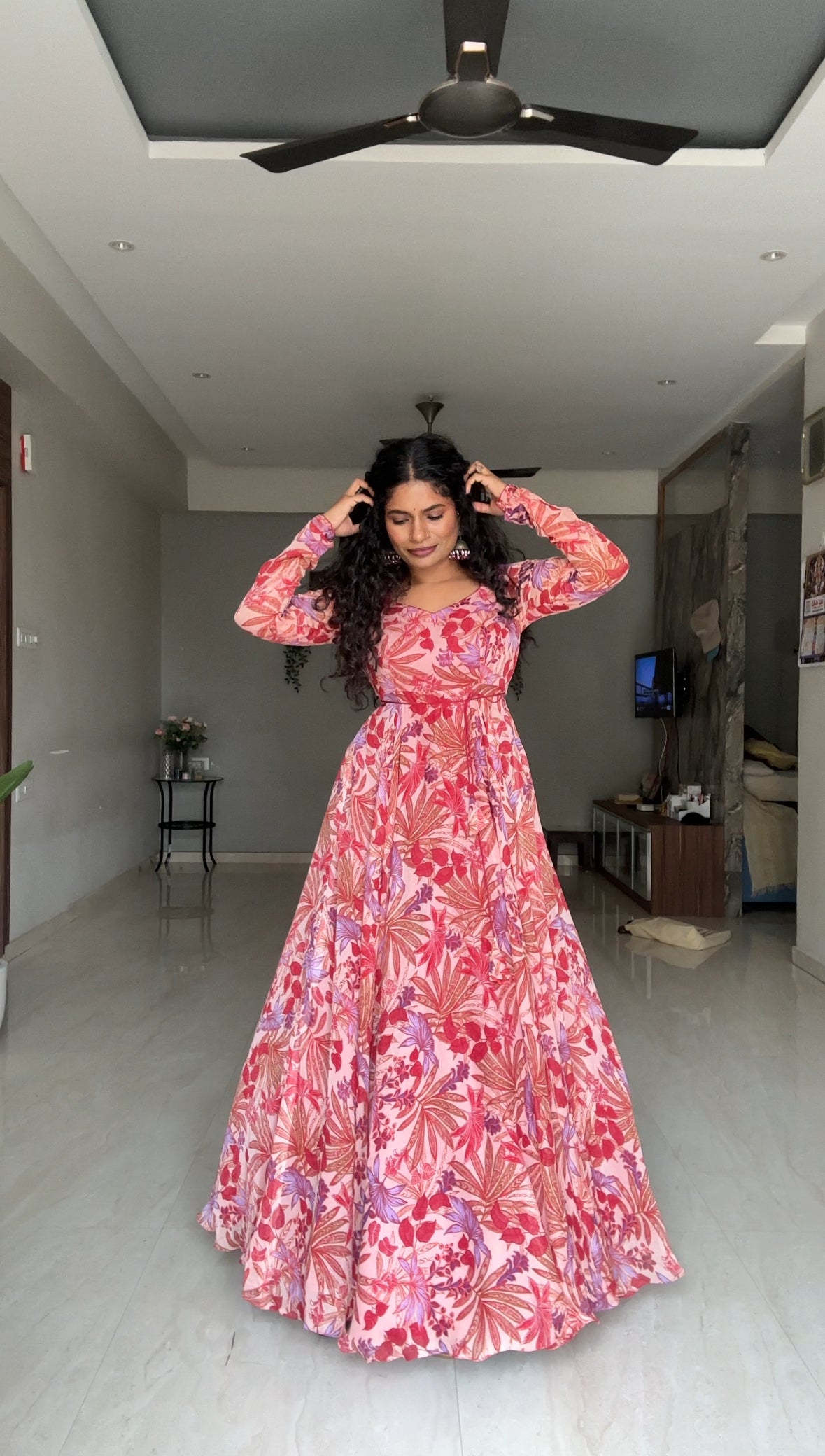 Cherry Palm Longfrock
