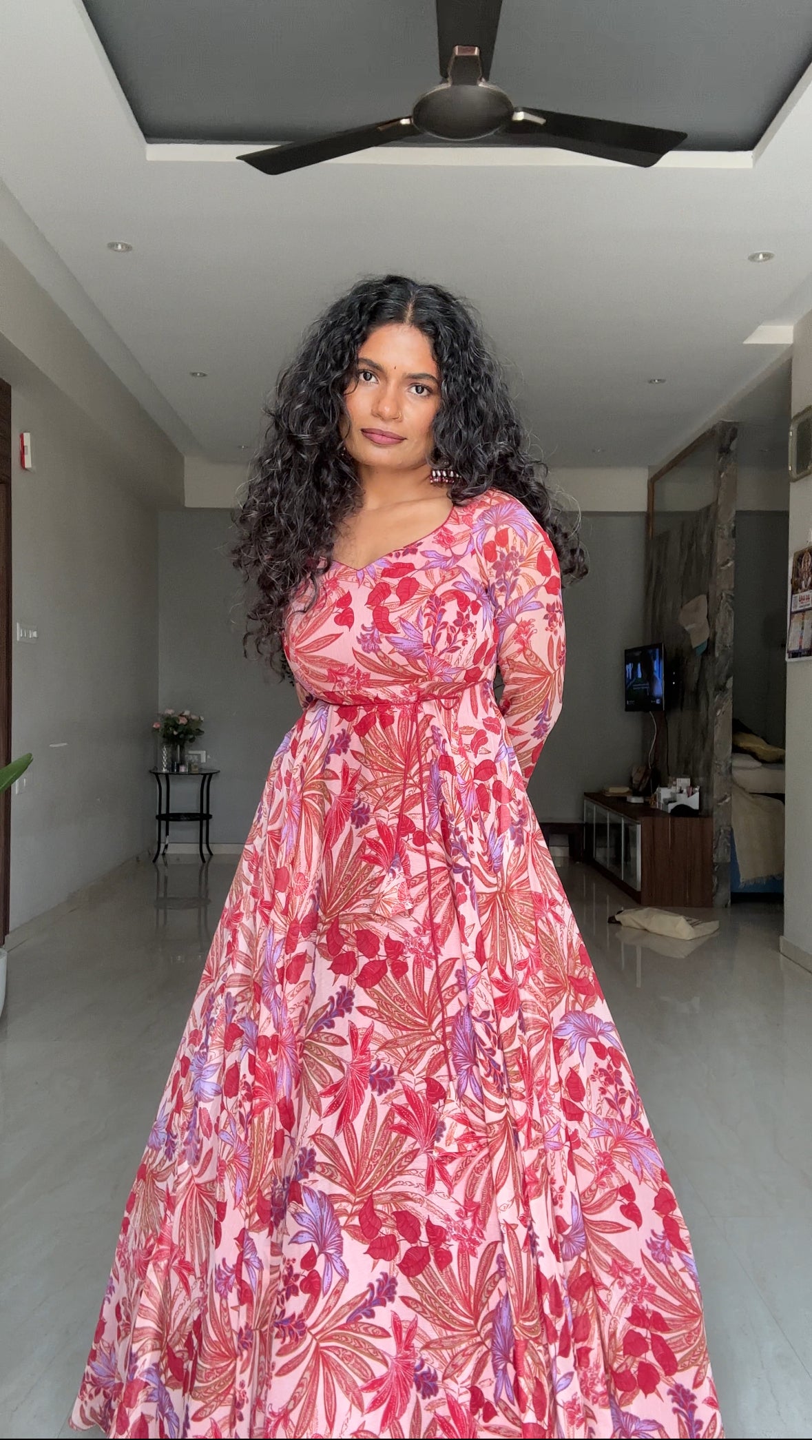 Cherry Palm Longfrock
