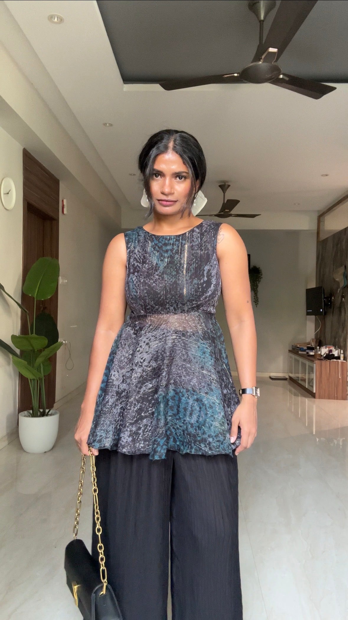 Asa Peplum Top