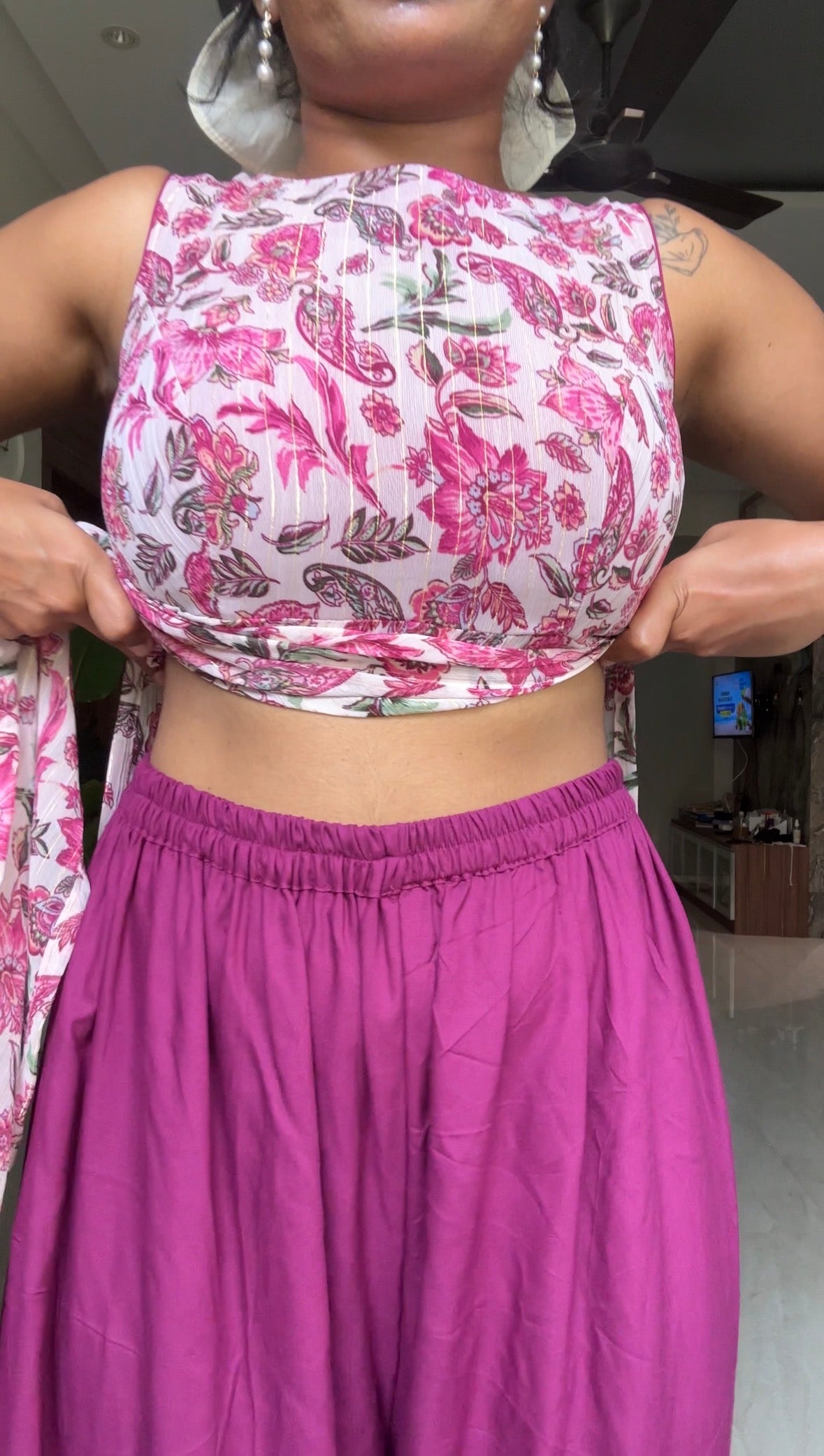 Pink Multipurpose Palazzos
