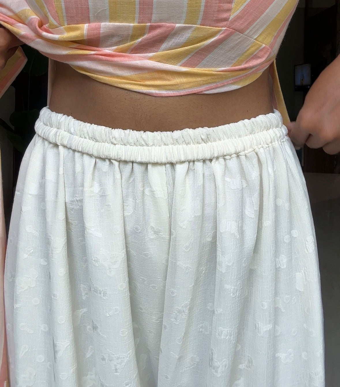 White Butti Multipurpose Palazzos
