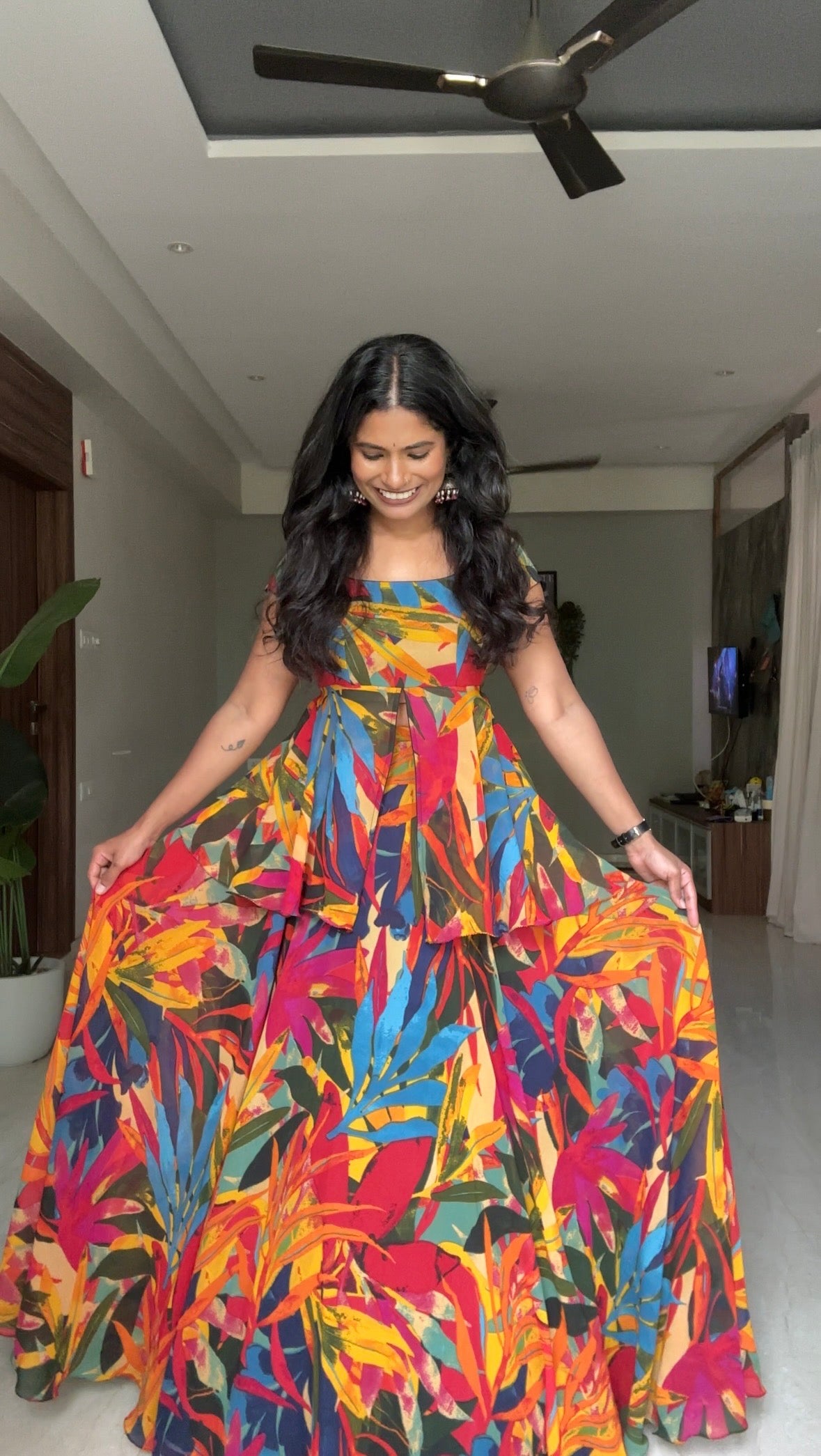 Haldi Peplum Set