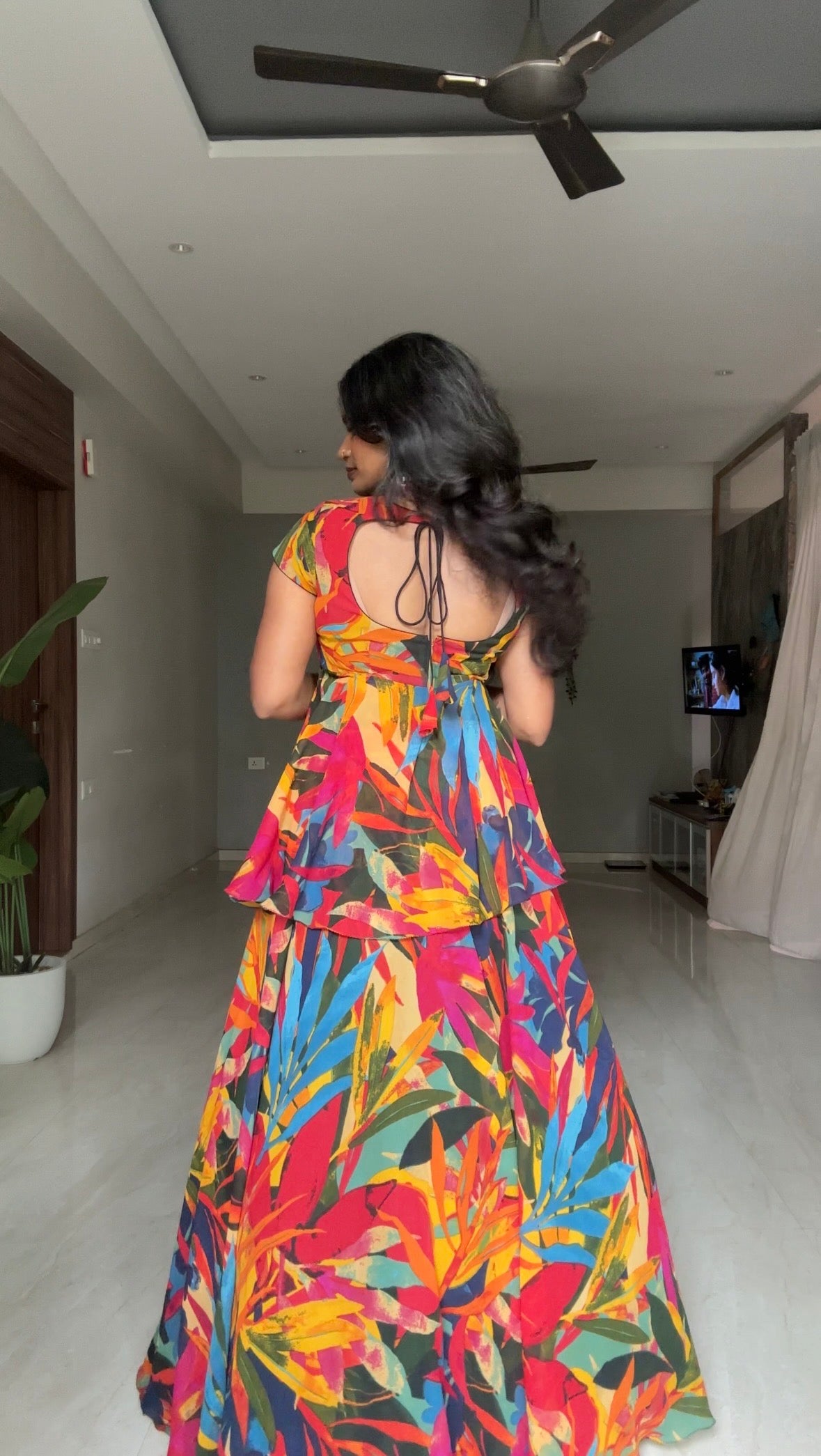 Haldi Peplum Set