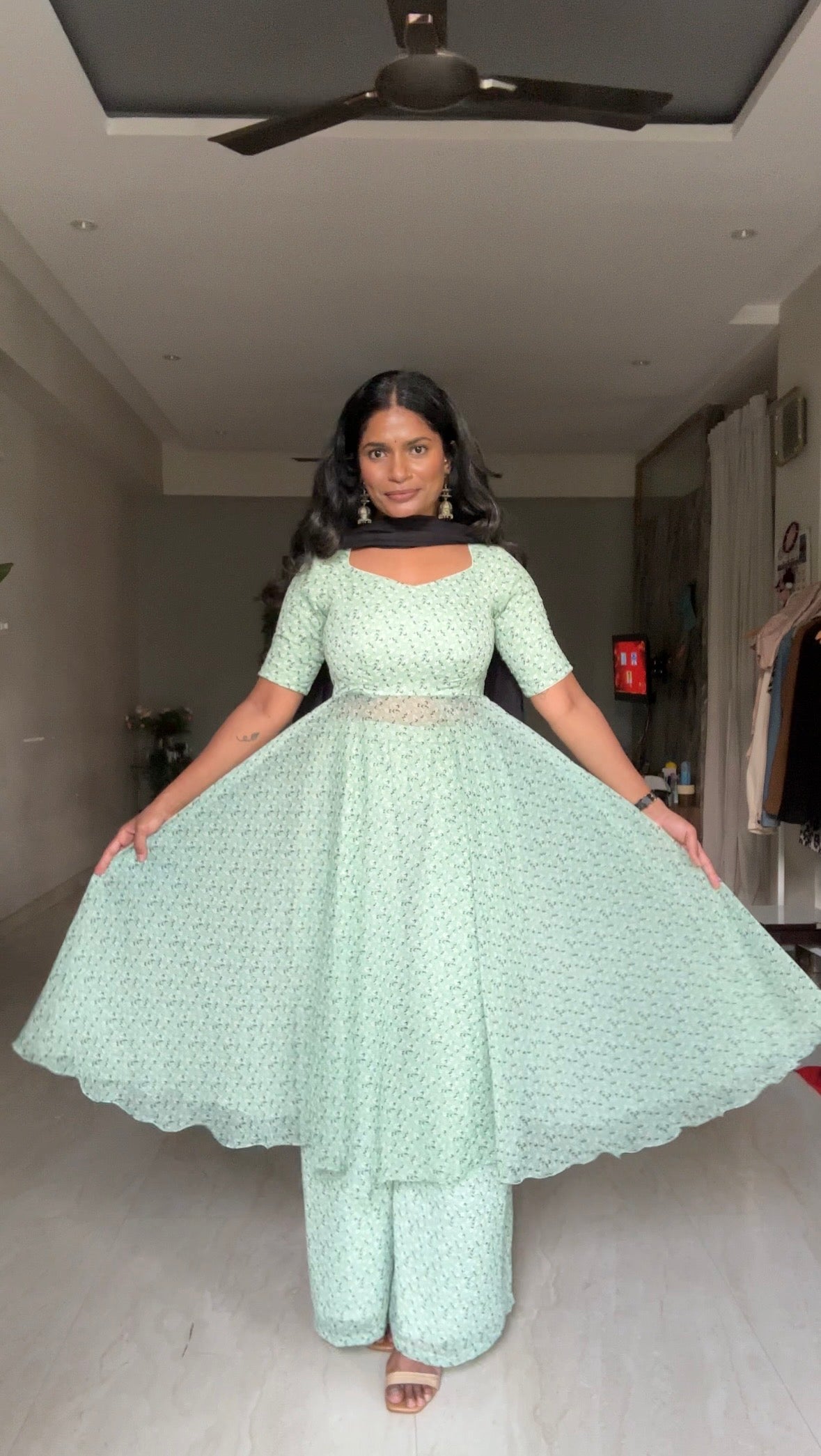 Aruna 3 Piece Anarkali Set