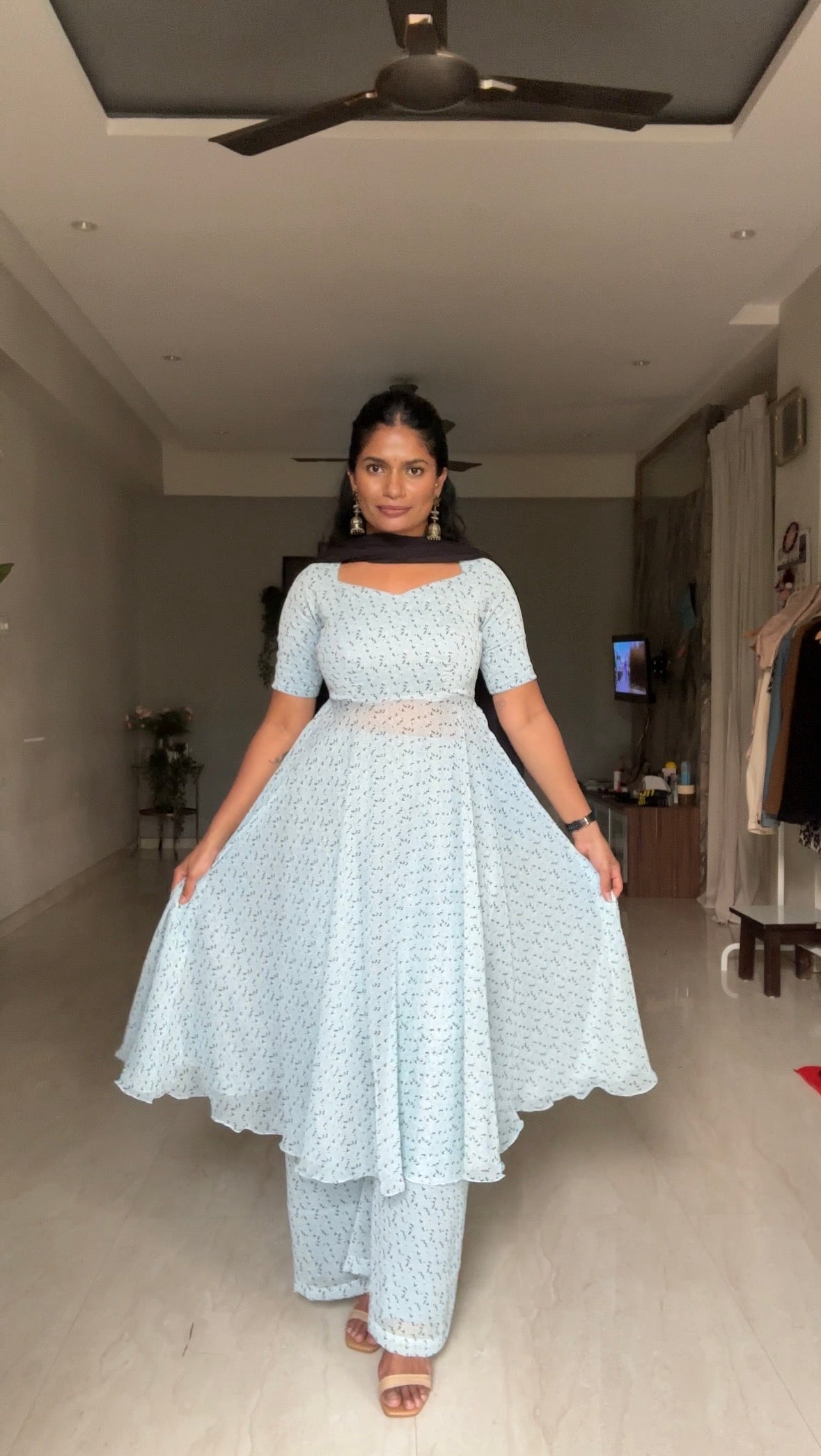 Karuna 3 Piece Anarkali Set