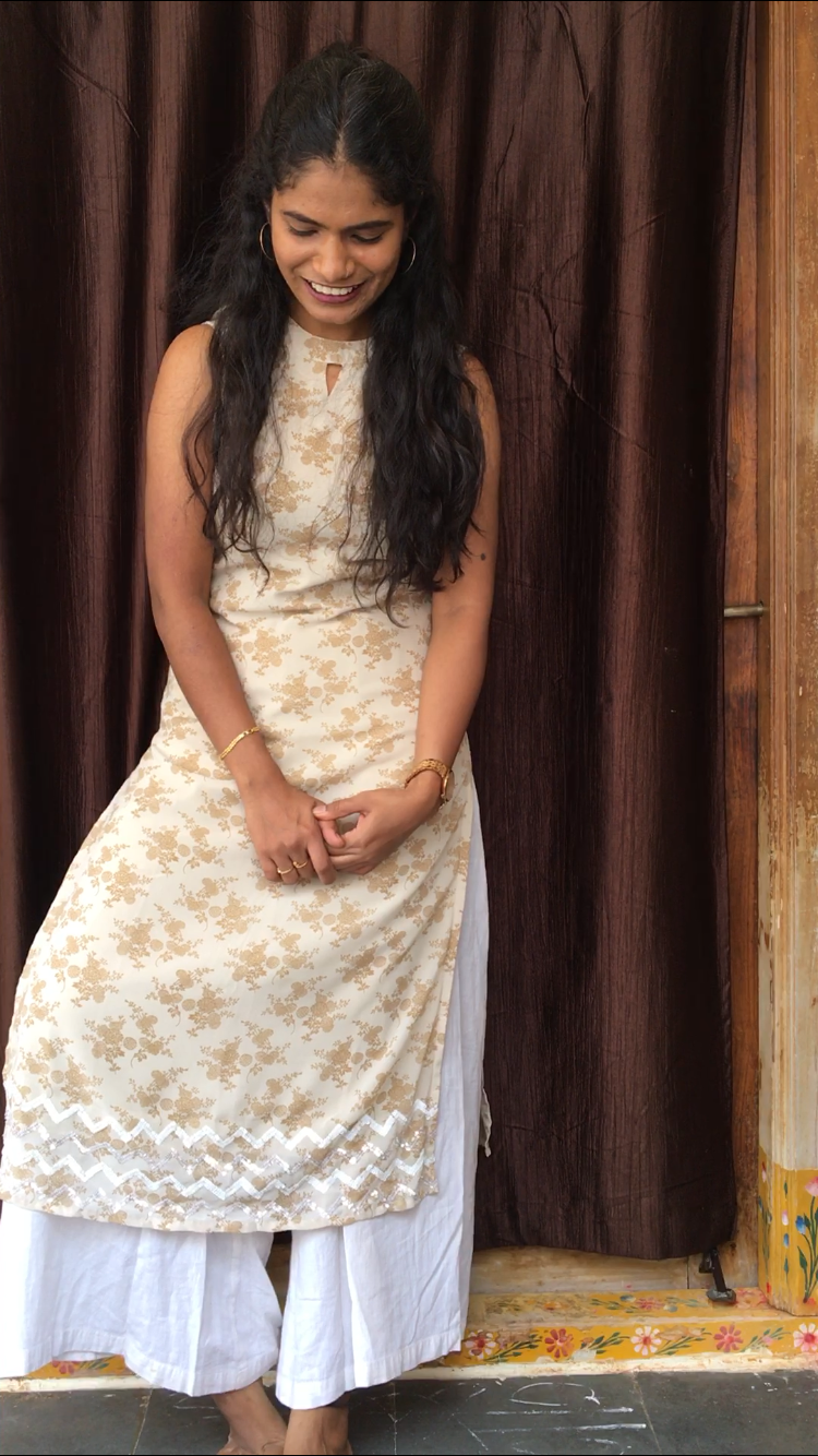 High neck kurti design best sale