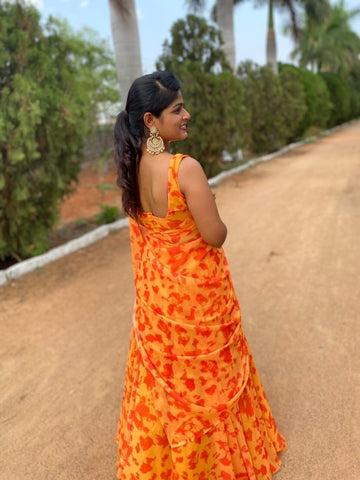 Marigold Lehenga